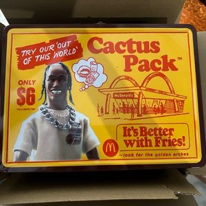 Travis Scott x McDonalds Cactus Pack Vintage Metal Lunchbox